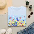 America Hallelujah T-Shirt — Patriotic Star Graphic Tee for 4th of July
